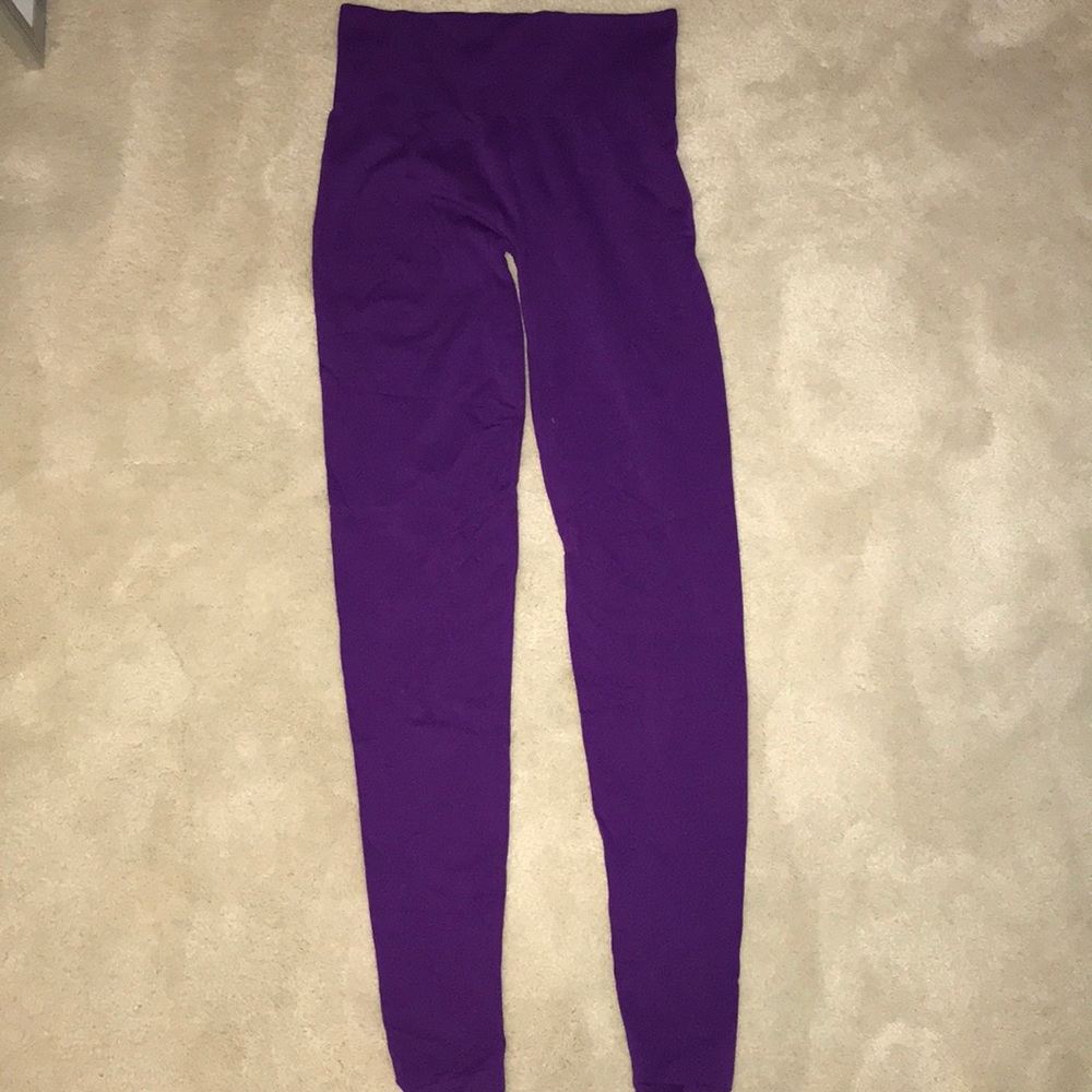 Purple old navy stretchy leggings